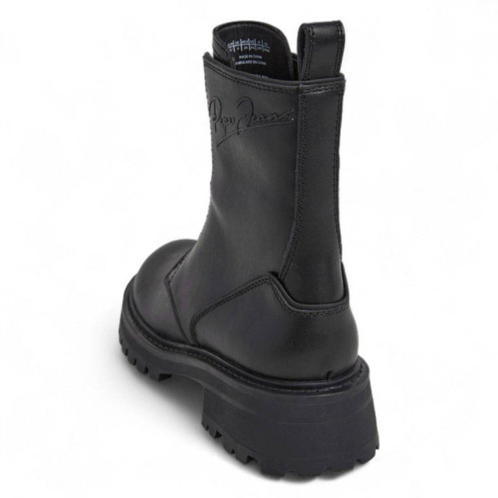 Botins plans Pepe Jeans stacy hug amb tirador amb el nom de la marca - Querol online