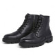 Botines Pepe Jeans ryan brit negras con cordones y cremallera lateral - Querol online