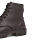 Botines Pepe Jeans ryan brit marrones con cordones y cremallera lateral - Querol online