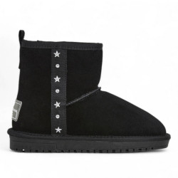 Botines Pepe Jeans diss rock negras con tachuelas de estrellas estilo australianas - Querol online