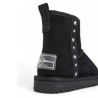 Botines Pepe Jeans diss rock negras con tachuelas de estrellas estilo australianas