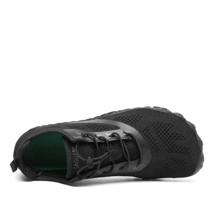 Zapatillas deportivas Saguaro smart i barefoot en color negro hombre - Querol online