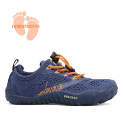 Zapatillas deporte Saguaro smart i respetuosas en color azul - Querol online