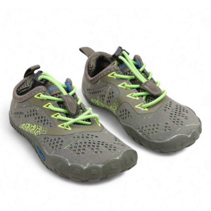Zapatillas deporte Saguaro smart i respetuosas en color verde - Querol online