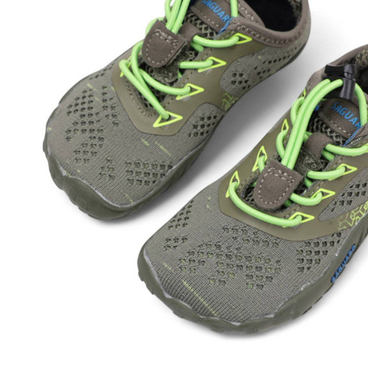 Zapatillas deporte Saguaro smart i respetuosas en color verde - Querol online