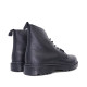 Botines Lobo elbrus negros estilo militar de piel - Querol online