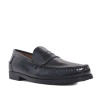 Sabates vestir Lobo rift negres estil mocasí penny loafer de pell
