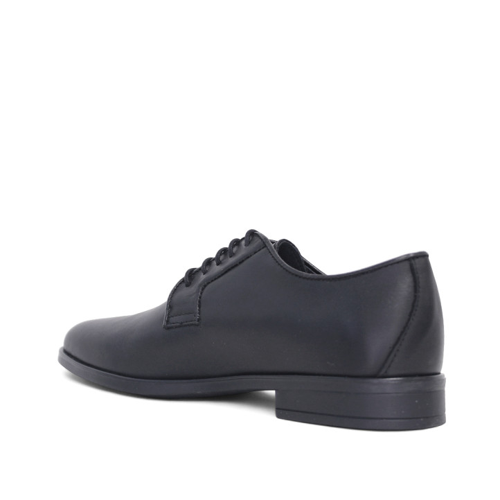 Zapatos vestir Lobo colca negros con cordones de piel - Querol online