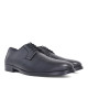 Zapatos vestir Lobo colca negros con cordones de piel - Querol online