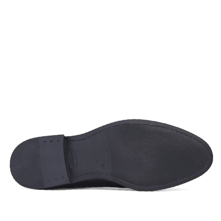 Zapatos vestir Lobo colca negros con cordones de piel - Querol online