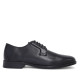 Zapatos vestir Lobo colca negros con cordones de piel - Querol online