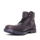 Botins Lobo garda marrons amb panells en diferents acabats de pell - Querol online