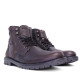 Botins Lobo garda marrons amb panells en diferents acabats de pell - Querol online