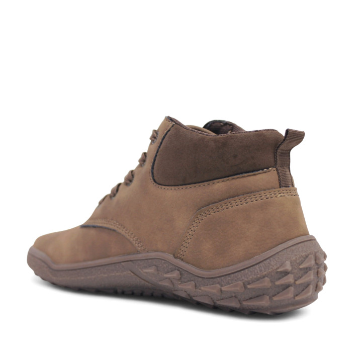 Botines DOCKERS marrones con cordones y etiqueta colgante naranja - Querol online