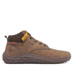 Botines DOCKERS marrones con cordones y etiqueta colgante naranja - Querol online