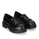 Mocasín Chika 10 vagabund 11 negros con suela chunky - Querol online