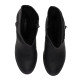 Botas tacón Chika 10 kurazo 41 negras de caña media y detalles decorativos - Querol online