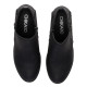 Botines tacón Chika 10 kurazo 40 negros con combinación de tejidos - Querol online