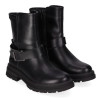 Botins Chika 10 gomita 01 negres amb sivella decorativa