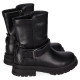 Botines Chika 10 gomita 01 negras con hebilla decorativa - Querol online