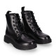 Botines Chika 10 holanda 23 negras estilo militar - Querol online