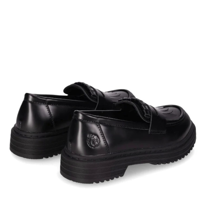 Zapatos Chika 10 holanda 25 negros estilo loafer - Querol online
