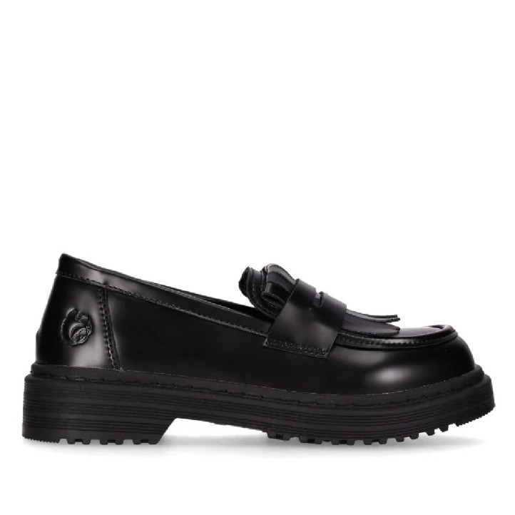 Zapatos Chika 10 holanda 25 negros estilo loafer - Querol online