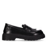 Zapatos Chika 10 holanda 25 negros estilo loafer
