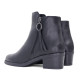 Botins de taló Redlove esmeralda negres amb tirador rodó de pell - Querol online