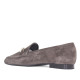 Mocassí Redlove yaiza taupe amb detall daurat a empenye de pell - Querol online