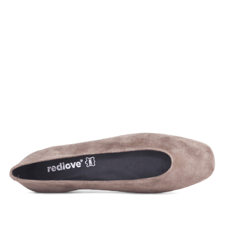 Ballarines Redlove zoe marrons tall arrodonit de pell - Querol online