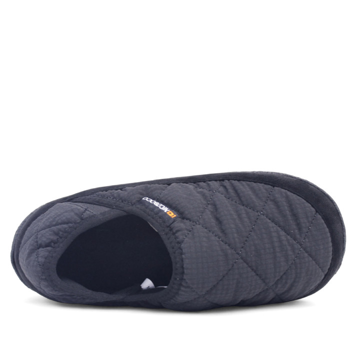 Zapatillas casa Nicoboco corife corkel negras acolchadas - Querol online