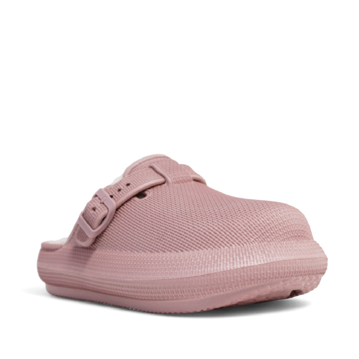 Zapatillas casa Nicoboco winter rosas con borreguito - Querol online