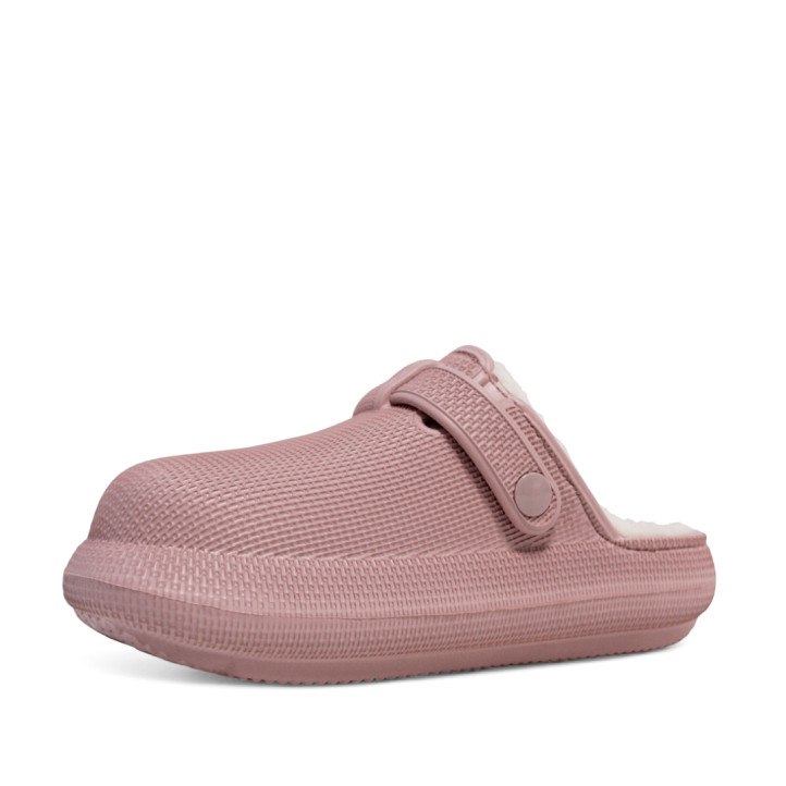 Zapatillas casa Nicoboco winter rosas con borreguito - Querol online