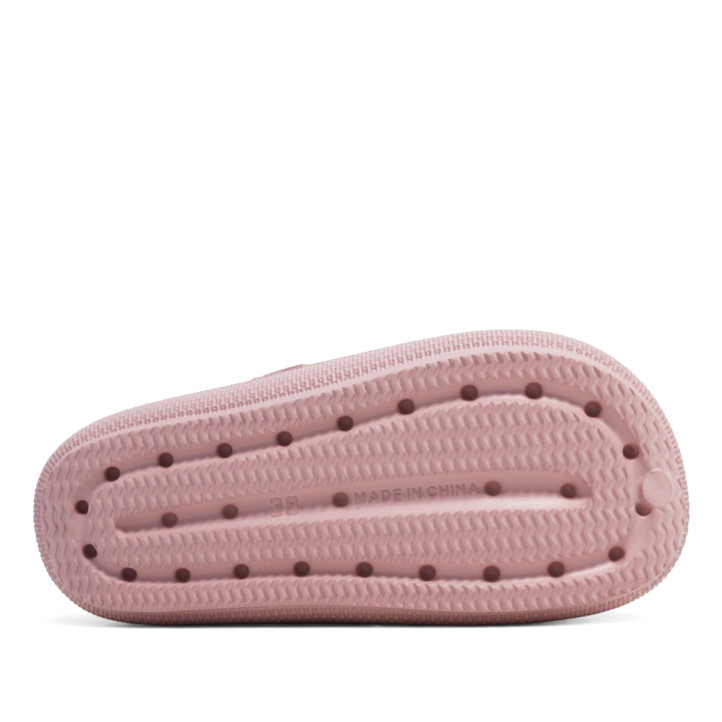 Zapatillas casa Nicoboco winter rosas con borreguito - Querol online