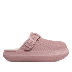 Zapatillas casa Nicoboco winter rosas con borreguito - Querol online