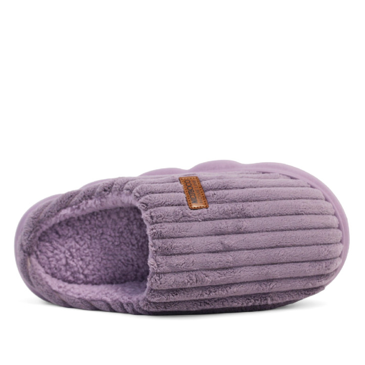 Zapatillas casa Nicoboco cloud w lilas afelpadas - Querol online