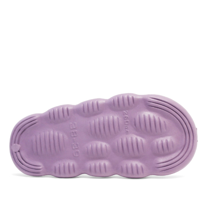 Zapatillas casa Nicoboco cloud w lilas afelpadas - Querol online