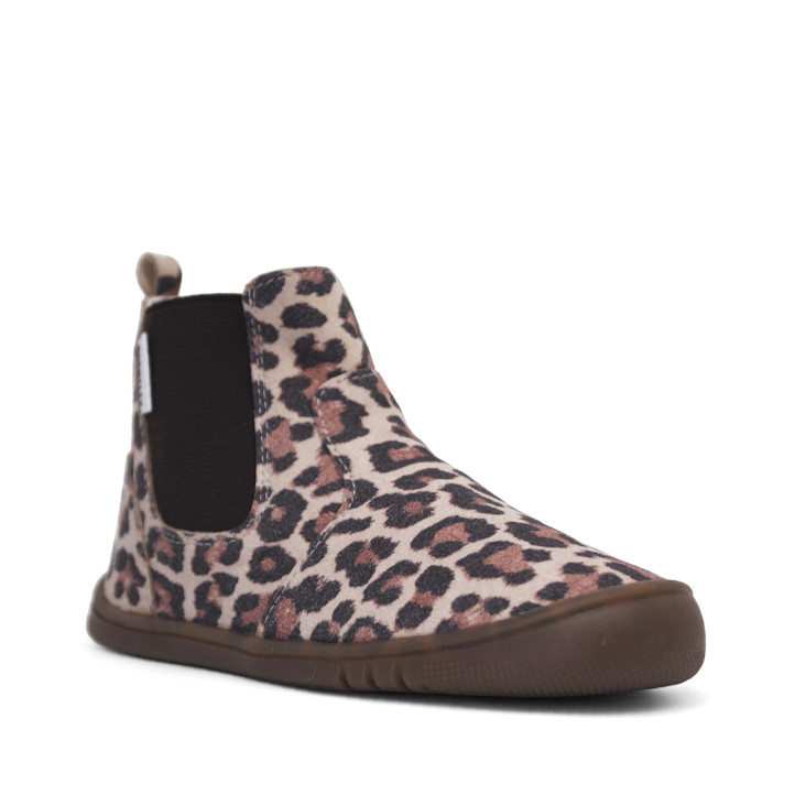 Botins Pirufin animal print de lleopard estil chelsea respectuosos - Querol online