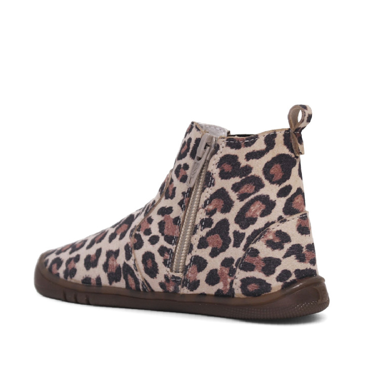 Botins Pirufin animal print de lleopard estil chelsea respectuosos - Querol online