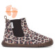 Botins Pirufin animal print de lleopard estil chelsea respectuosos - Querol online
