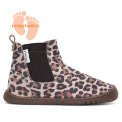 Botines Pirufin animal print de leoparto estilo chelsea respetuosos - Querol online