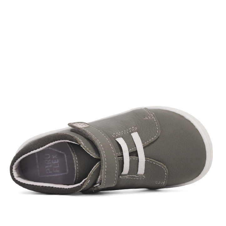 Botines Pirufin verde con cordón elástico y velcro respetuosos - Querol online