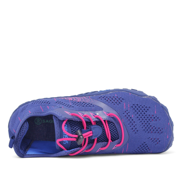 Zapatillas deportivas Saguaro smart i barefoot en color azul/fucsia mujer - Querol online