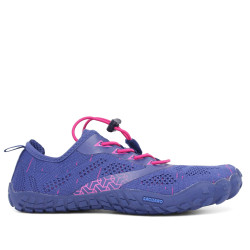 Zapatillas deportivas Saguaro smart i barefoot en color azul/fucsia mujer - Querol online