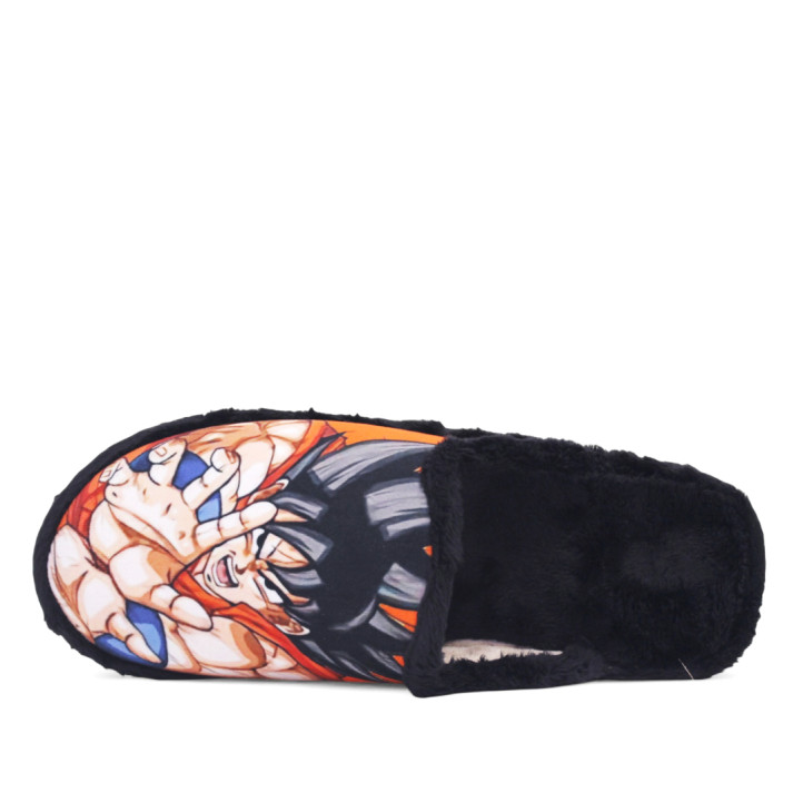 Zapatillas casa SUAVEFLEX naranjas y negras de son goku - Querol online