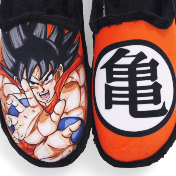 Sabatilles casa SUAVEFLEX taronjes i negres de son goku - Querol online