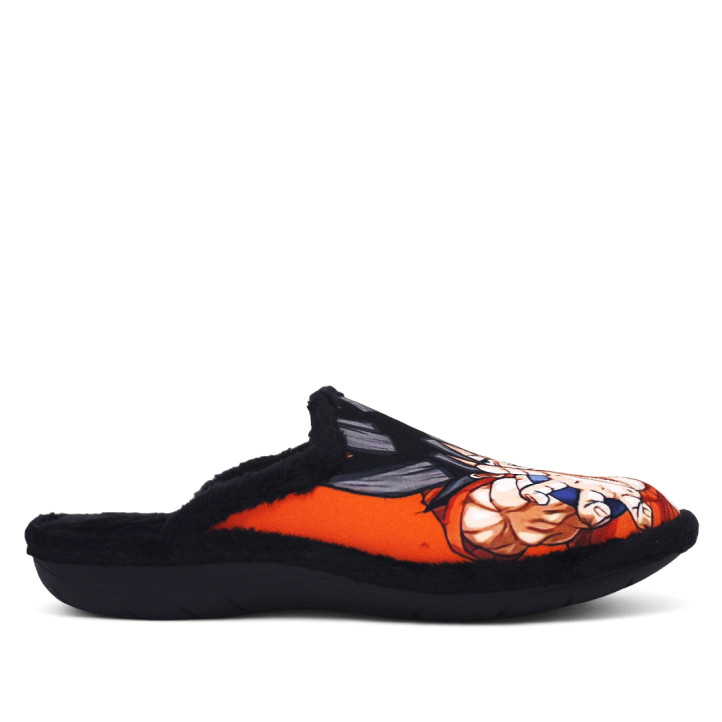Zapatillas casa SUAVEFLEX naranjas y negras de son goku - Querol online