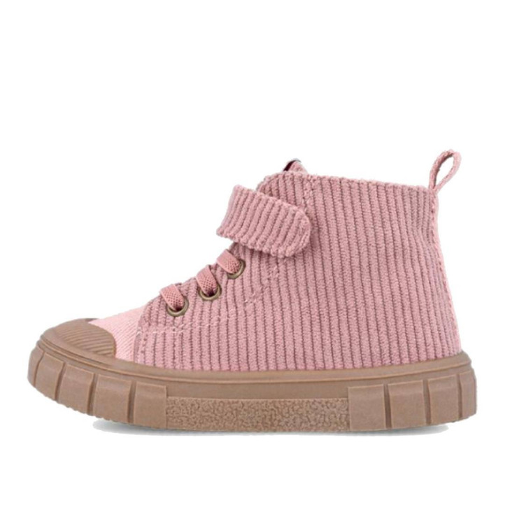 Botins Garvalin 251330 roses de pana amb sola caramel respectuoses - Querol online