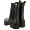 Botas agua Gioseppo bilston negras estilo chelsea con suela track